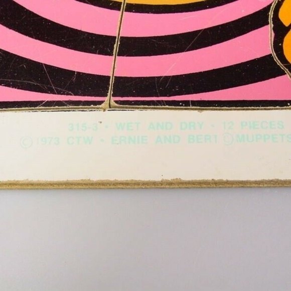 Sesame Street Muppets Bert Ernie board puzzle Play - Picture 4 of 8